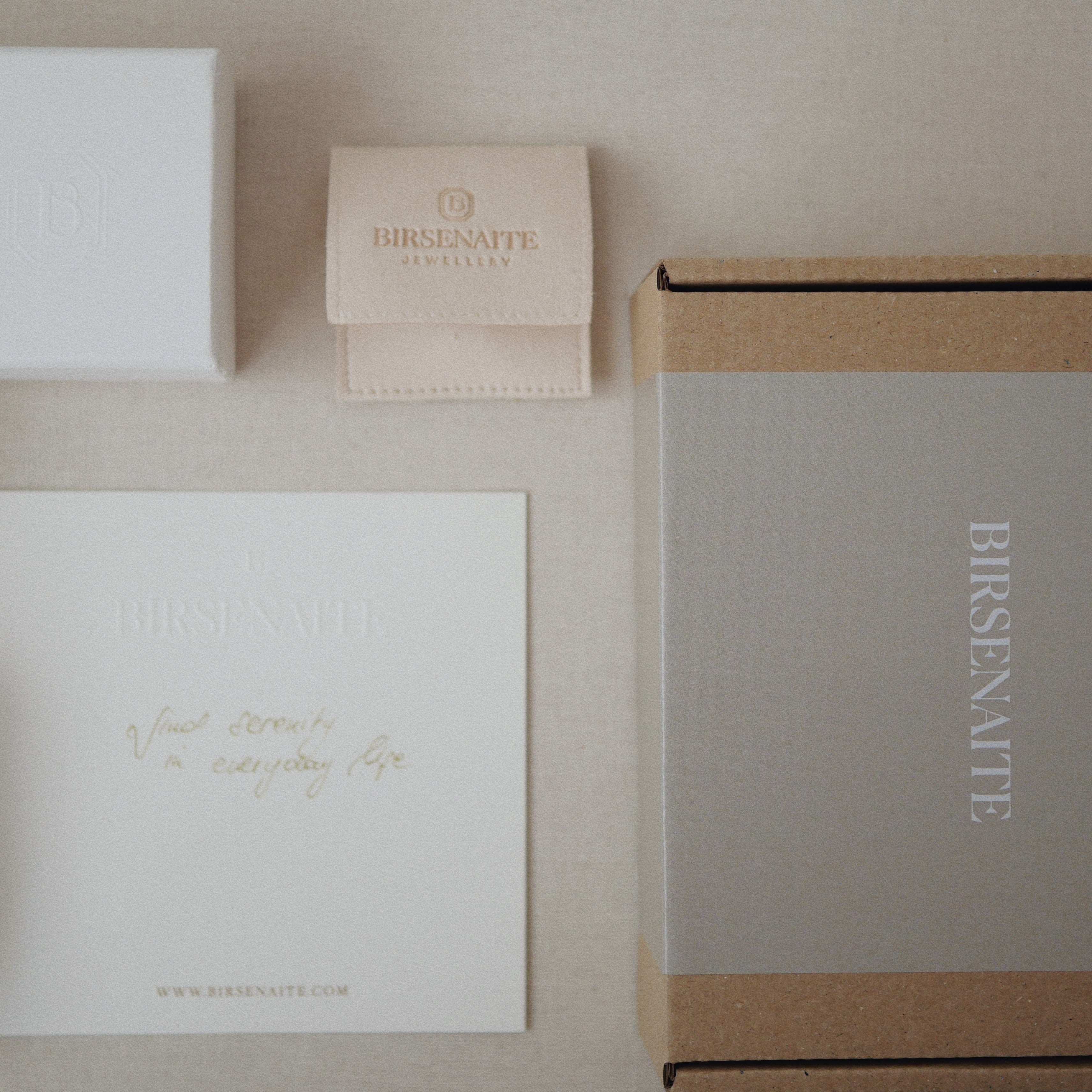 Birsenaite jewellery gift packaging 