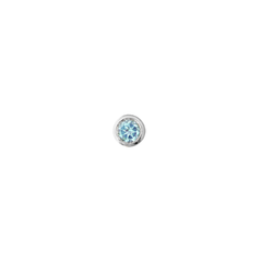 Blue Topaz Stud Earring