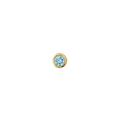 Blue Topaz Stud Earring