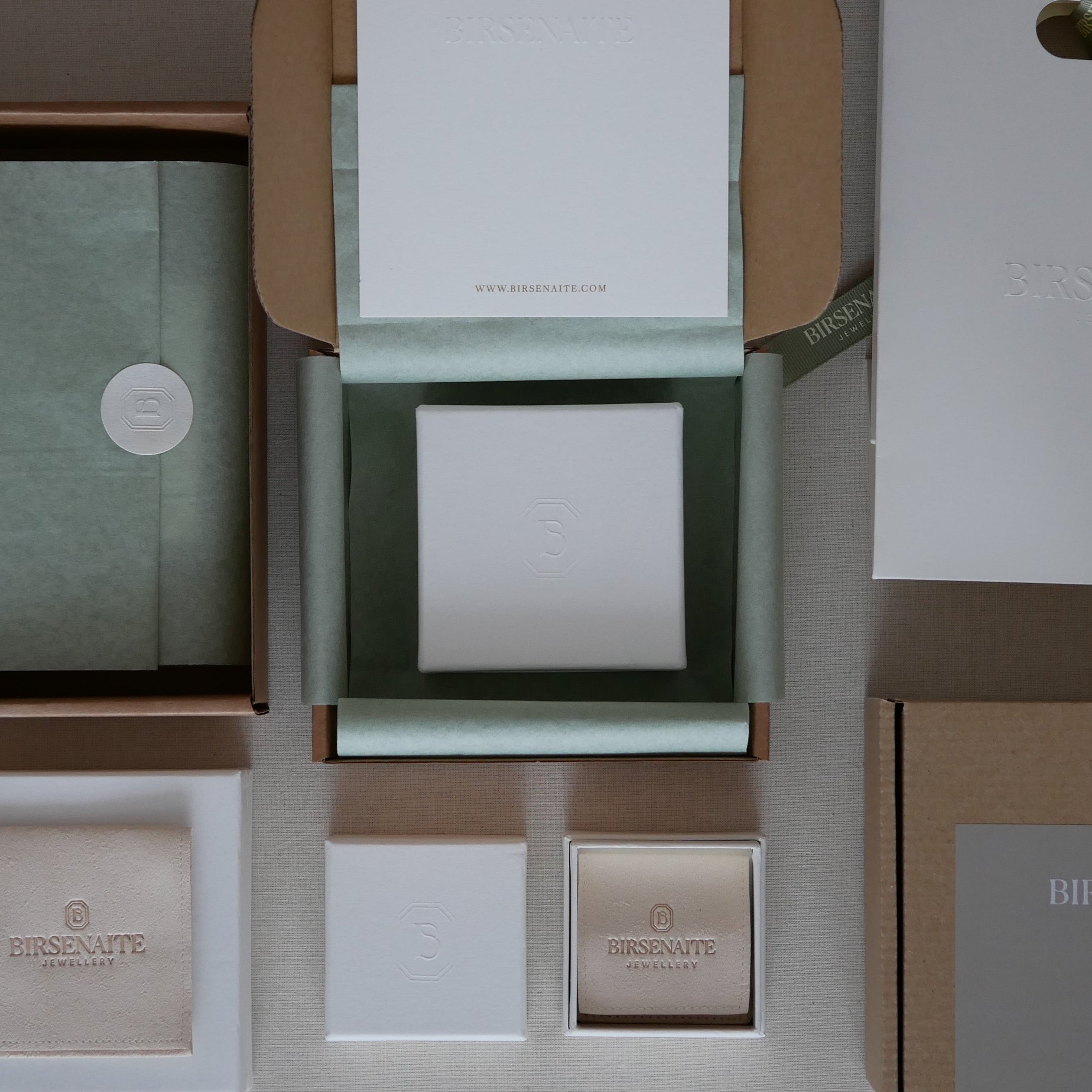 Birsenaite Packaging all