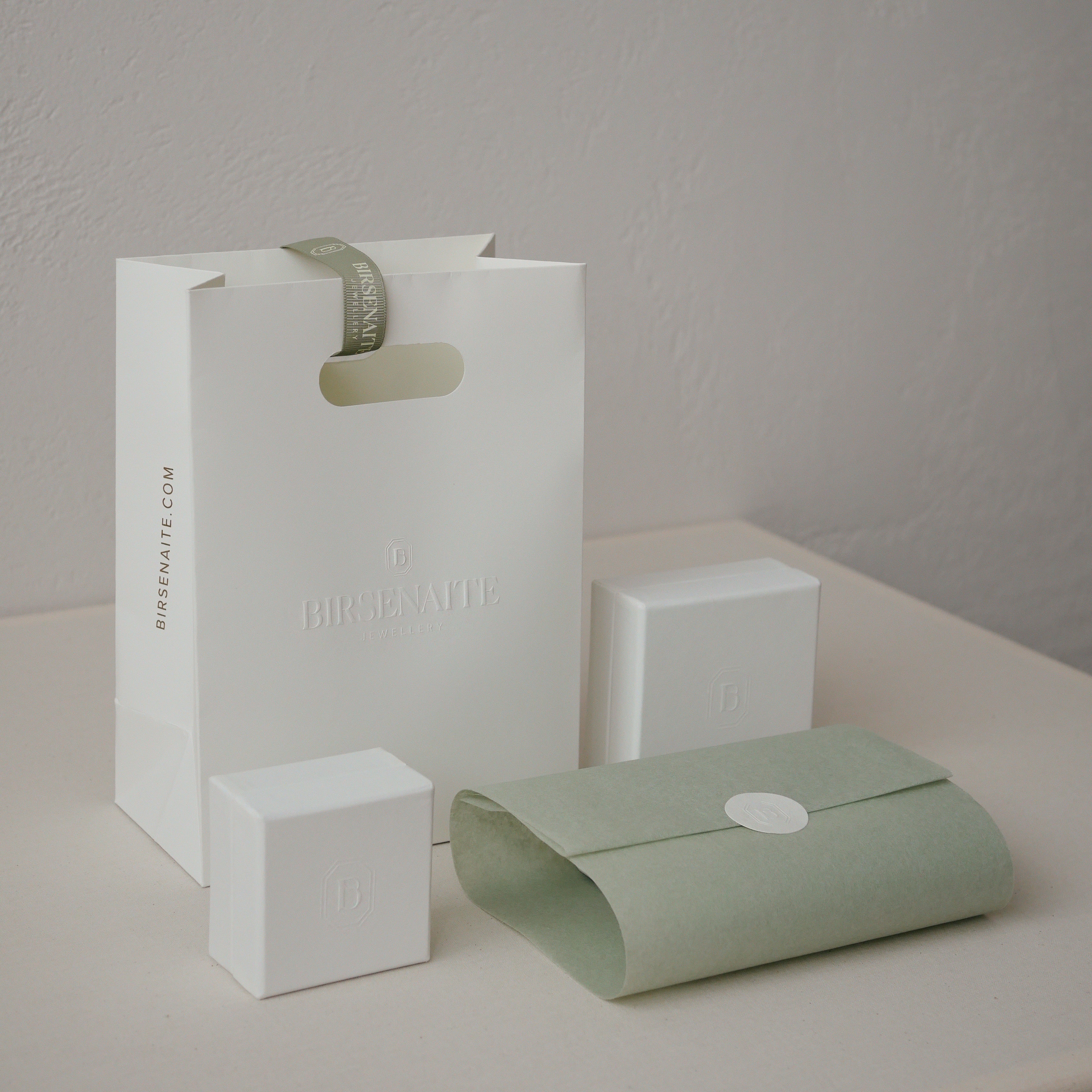 Birsenaite gift packaging