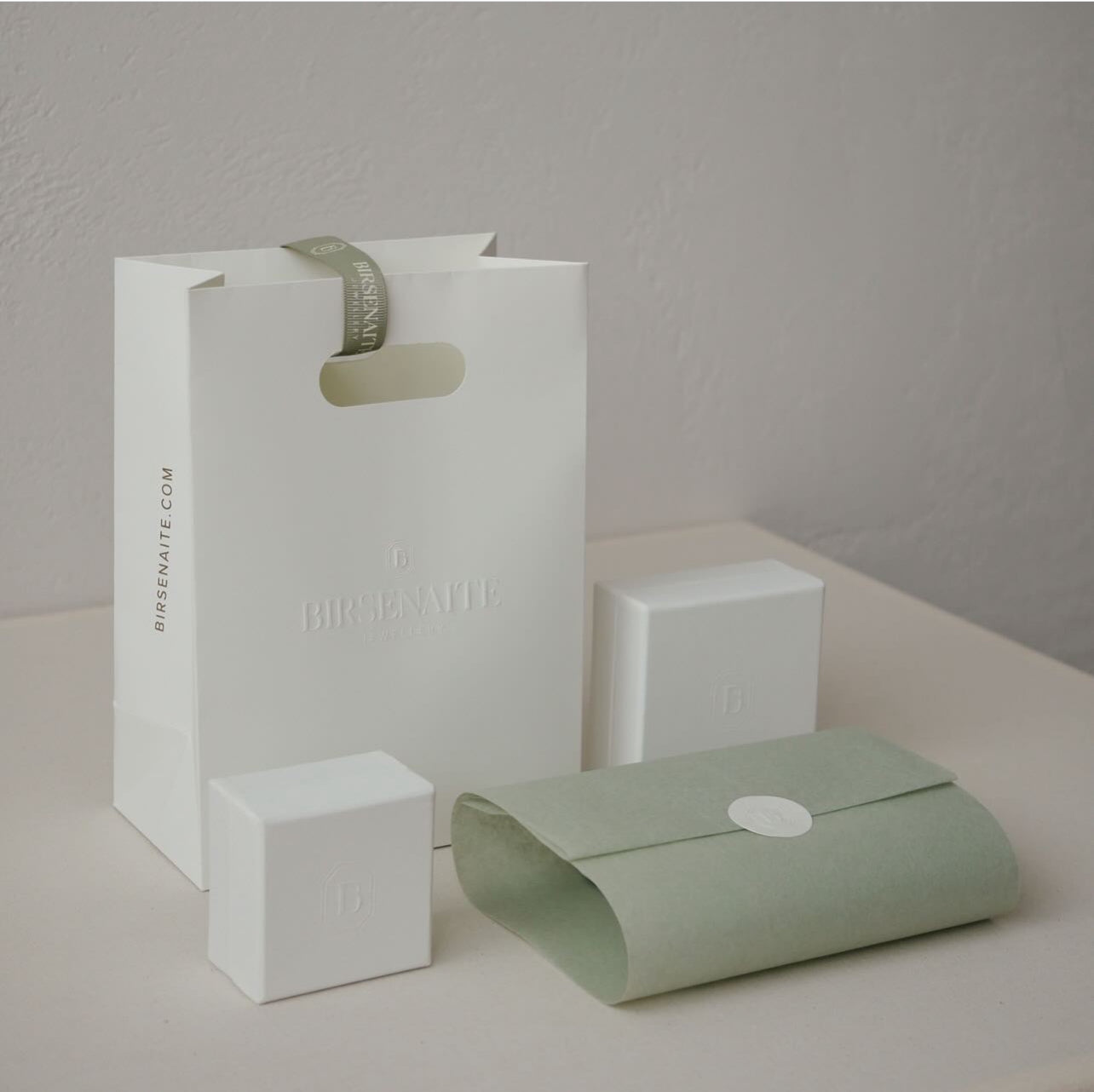 Birsenaite gift packaging