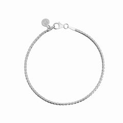 Fiona Silver Chain Bracelet Birsenaite jewellery sidabrinė apyrankė grandinėle