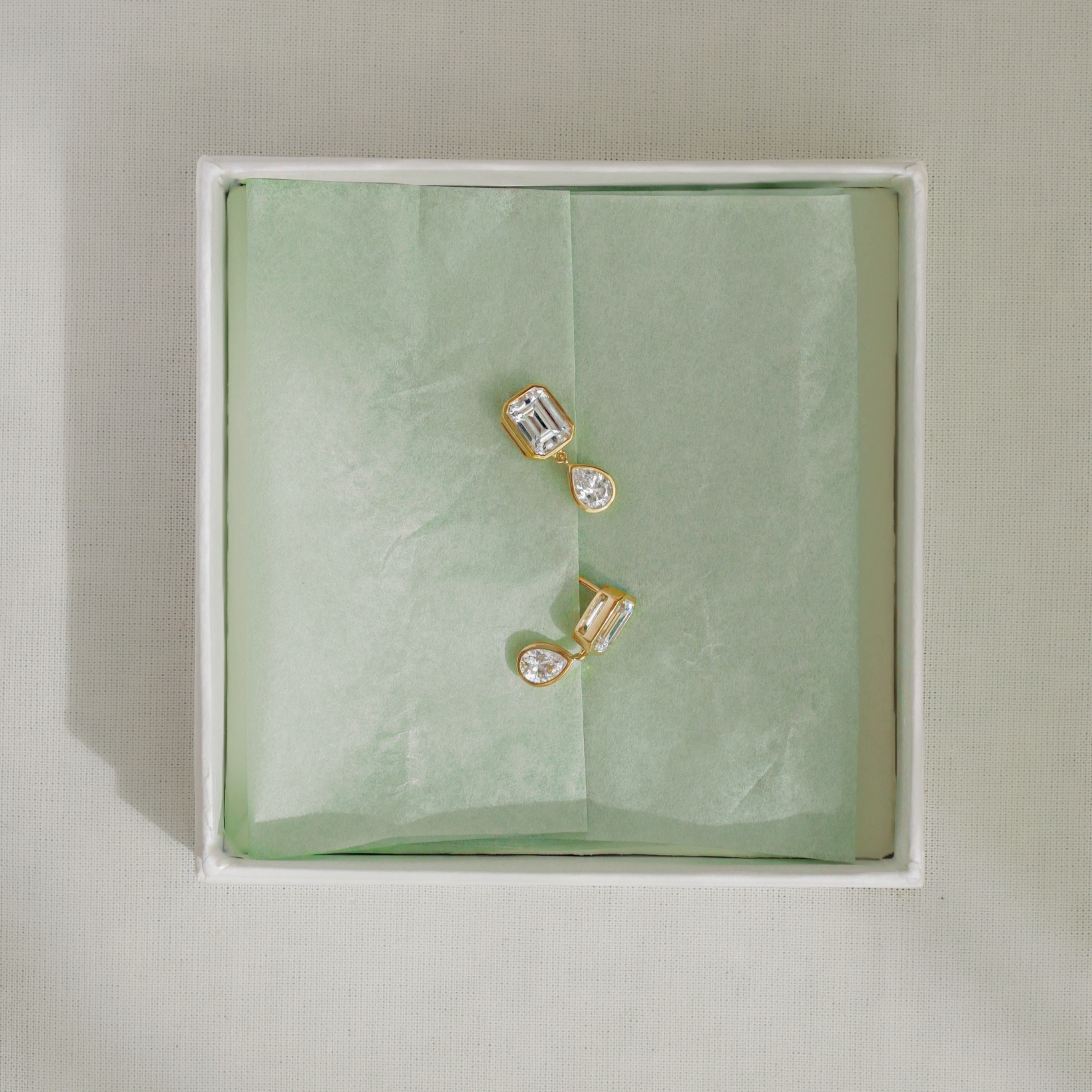 Seraphina Cocktail Earrings in 18k gold vermeil 