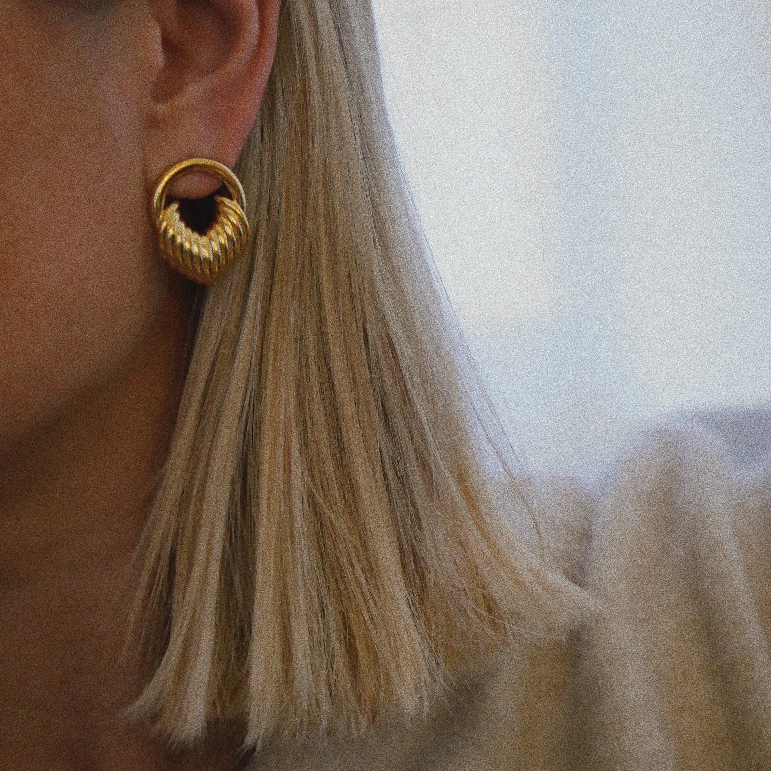 livia gold earrings